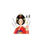 Queen of Joseon duk dik（個別スタンプ：17）
