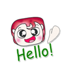 Hello my name is Hisao.^__^（個別スタンプ：1）