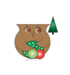 Owl Pipito at Christmas（個別スタンプ：1）