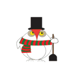 Owl Pipito at Christmas（個別スタンプ：4）