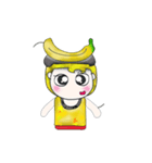 Mr. Mamoru. Banana Banana.^__^（個別スタンプ：13）