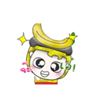 Mr. Mamoru. Banana Banana.^__^（個別スタンプ：19）