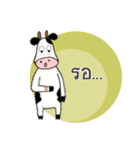 The little Cow v01（個別スタンプ：36）