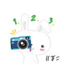 White Bunnie（個別スタンプ：8）