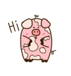 Mumu The chubby pig (English ver.)（個別スタンプ：1）