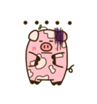 Mumu The chubby pig (English ver.)（個別スタンプ：3）