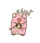 Mumu The chubby pig (English ver.)（個別スタンプ：6）