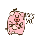 Mumu The chubby pig (English ver.)（個別スタンプ：7）