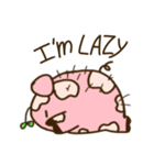 Mumu The chubby pig (English ver.)（個別スタンプ：8）