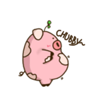 Mumu The chubby pig (English ver.)（個別スタンプ：12）