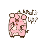 Mumu The chubby pig (English ver.)（個別スタンプ：14）