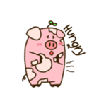 Mumu The chubby pig (English ver.)（個別スタンプ：18）