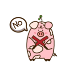 Mumu The chubby pig (English ver.)（個別スタンプ：24）