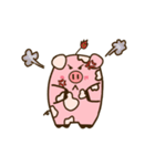 Mumu The chubby pig (English ver.)（個別スタンプ：26）