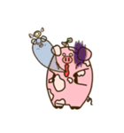 Mumu The chubby pig (English ver.)（個別スタンプ：27）