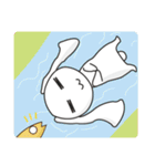 The Daily of Lazy Rabbit（個別スタンプ：7）