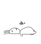 The Daily of Lazy Rabbit（個別スタンプ：28）