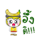 Mr. Mamoru. Love Banana. ^_^（個別スタンプ：8）