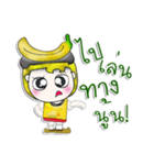 Mr. Mamoru. Love Banana. ^_^（個別スタンプ：10）