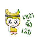 Mr. Mamoru. Love Banana. ^_^（個別スタンプ：25）