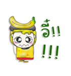 Mr. Mamoru. Love Banana. ^_^（個別スタンプ：39）