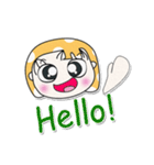 Hello！ My name is Nana. ^_^（個別スタンプ：1）