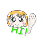 Hello！ My name is Nana. ^_^（個別スタンプ：4）