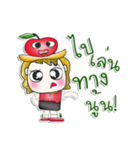 Mr. Jonatan. Love apple！ ^__^（個別スタンプ：10）