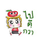 Mr. Jonatan. Love apple！ ^__^（個別スタンプ：24）