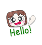 Hi！ My name is Kunio！.^____^（個別スタンプ：1）