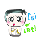 Hello my name is Kotaro. ^___^！！！（個別スタンプ：7）