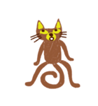 Brown Meaw ; Simple cat（個別スタンプ：13）