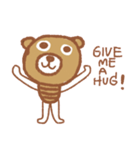 iBrown CuteBear（個別スタンプ：3）