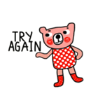 Polka Bear ; Creative Bear（個別スタンプ：4）