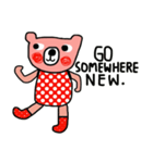 Polka Bear ; Creative Bear（個別スタンプ：7）