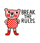 Polka Bear ; Creative Bear（個別スタンプ：8）