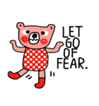 Polka Bear ; Creative Bear（個別スタンプ：9）