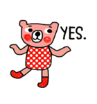 Polka Bear ; Creative Bear（個別スタンプ：11）