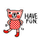 Polka Bear ; Creative Bear（個別スタンプ：13）