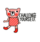 Polka Bear ; Creative Bear（個別スタンプ：15）