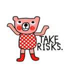 Polka Bear ; Creative Bear（個別スタンプ：16）