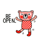 Polka Bear ; Creative Bear（個別スタンプ：17）