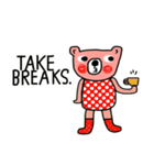 Polka Bear ; Creative Bear（個別スタンプ：18）