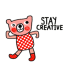 Polka Bear ; Creative Bear（個別スタンプ：19）