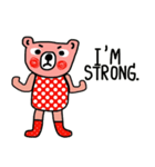 Polka Bear ; Creative Bear（個別スタンプ：22）