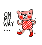 Polka Bear ; Creative Bear（個別スタンプ：24）