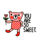 Polka Bear ; Creative Bear（個別スタンプ：27）