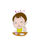 curly baby girl（個別スタンプ：8）