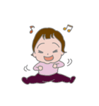 curly baby girl（個別スタンプ：25）