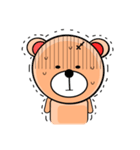 Little Orange Bear（個別スタンプ：9）